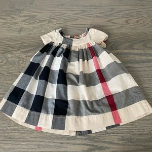 Little girls Burberry dress 6M